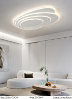[1 año de garantía] TOMAX Luz principal de la sala de estar Lámparas redondas de dormitorio Arte minimalista Luces de techo Diseño minimalista moderno Luz de techo inteligente - details 7