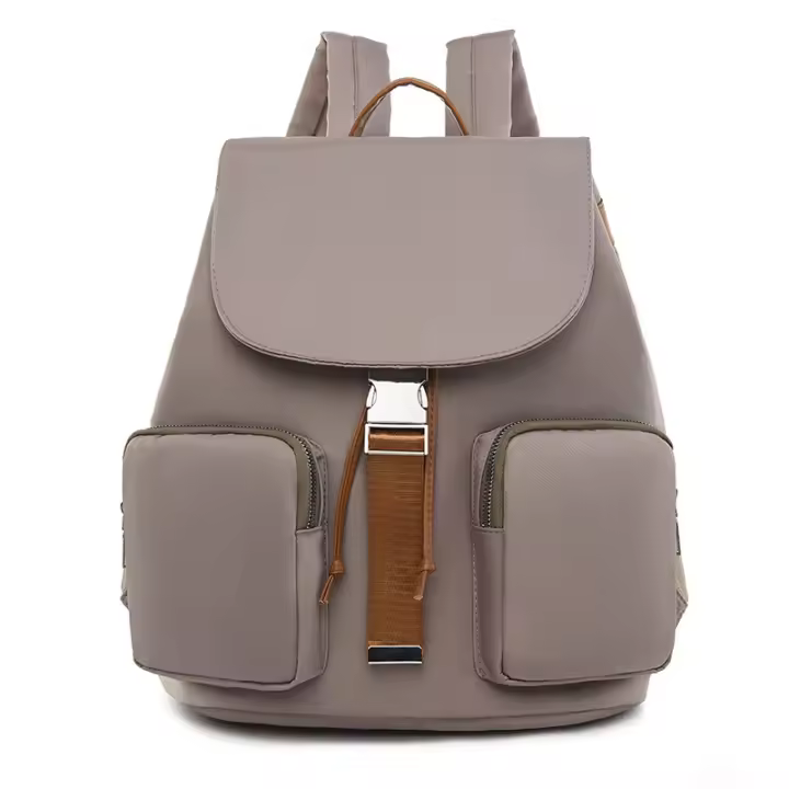 Mochipa Escolar de moda para Mujer, mochila informal de viaje de gran capacidad, simple para Niña mopila, color Negro - 1