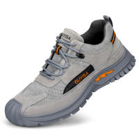 Zapatos de seguridad ANTIPERFORACIONES para hombre, zapatillas de trabajo transpirables con punta de acero, antideslizantes - details 17