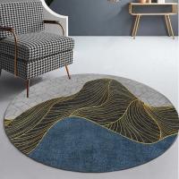 Alfombra de Tapete Redonda de Lujo Nórdico para Decoración de Hogar Alfombra para Dormitorio y Sala de Estar Alfombra Grande para Decoración de Habitación de Adolescente - details 4