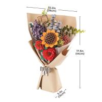 Robotime Rowood Búqueme de Flores DIY Regalo Hecho a Mano Ecológico Rompecabezas de Madera 3D para Decoración de Hogar - details 13