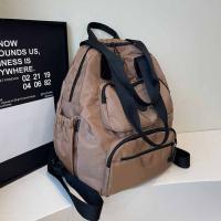Mochila deportiva de nailon de estilo coreano, bolso de hombro de viaje de nailon de gran capacidad, bolso de mano de Color sólido, bolso de Fitness para ordenador - details 22