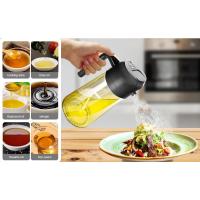 Botella dispensadora de aceite de oliva 2 en 1, pulverizador de aceite de plástico de 500ml, tanque de pulverización de aceite de cocina, barbacoa, hornear, picnic, herramientas de cocina para el hogar, 1-2uds. - details 7