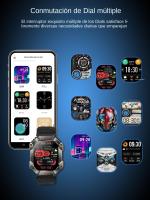 Reloj inteligente para hombres con voz AI, salud las 24 horas y monitor de frecuencia cardíaca durante el sueño - details 4