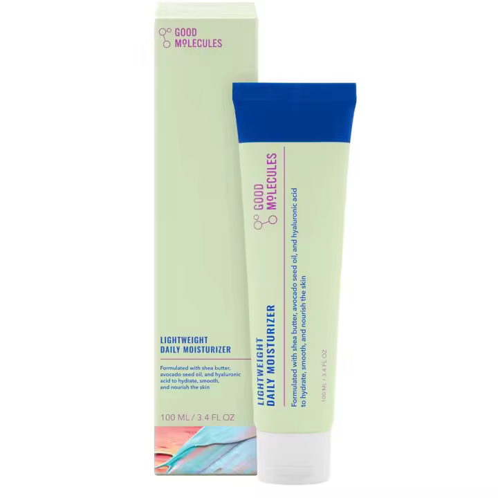 Hot Good Molecules Loción facial hidratante diaria ligera con aceite de aguacate, manteca de karité y antioxidantes - Antienvejecimiento - 1