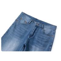 Pantalones Vaqueros de Algodón de Cintura Alta para Hombres Ajuste Perfecto, Cómodo, Transpirable, Estilo Casual - details 25