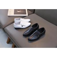 Zapatos escolares de cuero para niños, mocasines versátiles de tacón bajo, color negro, para fiesta y boda - details 9
