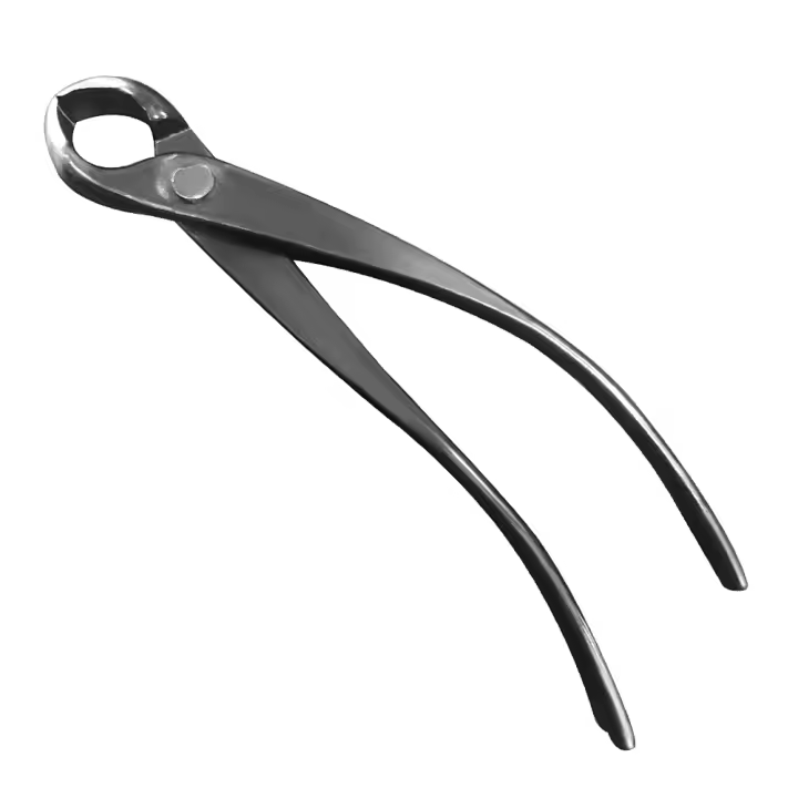 Tijeras de Podar para bonsáis, de Boca Redonda, para jardinería, con articulación esférica, para Aroles en mácetas, para mantenimiento de formas de árcoles, para jardinería, with oblicua Shape - 1