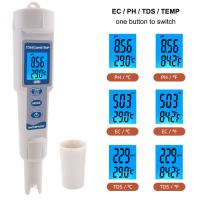 Medidor de PH Digital 4 en 1, analizador de calidad del agua potable, temperatura, PH, TDS, EC, para piscina, acuario, agua potable - details 4