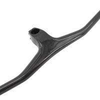 Manillar y vástago de bicicleta de fibra completa 3K mate brillante para bicicleta de montaña, barra de carbono integrada para bicicleta de montaña, ángulo de 17 grados - details 4