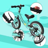Bicicleta Sin Pedales con Freno de 2-6 años, Bici Equilibrio de 14 Pulgadas con Caballete y Timbre, Altura de Sillín Regulable, hasta 40kg, Juguetes para Niña y Niños - details 22