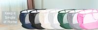 Cesto de ropa rectangular, moderno, plegable y resistente, ideal para el dormitorio, el baño, la habitación de los niños o para viajar (pack de 2) - details 0