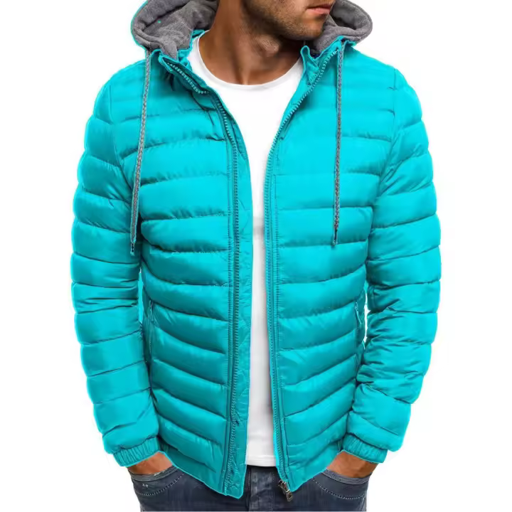 Chaquetas con capucha para hombre, abrigos masculinos, Otoño e Invierno - 1