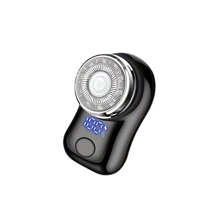 Afeitadora Eléctrica Mini Portátil para Barba Recargable por USB Uso en Hogar y Oficina - 1