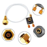 Adaptador de propano para estufa de camping al aire libre, enchufe, adaptador de junta de llenado de tanque de gas plano dividido - details 4