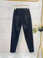 IOO 2025 nuevo de nuevo tubo de primavera elástico recto pantalones vaqueros recubiertos de nueve puntos mujer de cintura alta delgada - details 1