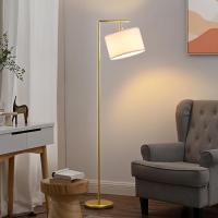 Pantalla de Lino Beige, Casquillo E27, Compatible con Varias Bombillas, 160cm Lámpara de Arco Negra con Pantalla Ajustable para Dormitorio, Salón, Oficina - details 24