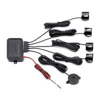 Radar de aparcamiento para coche, Kit de Sensor de aparcamiento Universal de 12V y 22mm, 4 sensores, zumbador, Radar de respaldo inverso, indicador de alerta de sonido, sistema de sonda - details 2