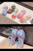 Zapatos de gelatina de cristal para niñas a la moda, zapatos de princesa coreana, sandalias Baotou para niñas - details 35