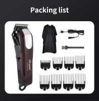 Cortadora de pelo eléctrica Vintage T9, afeitadora de barba profesional recargable para hombres - details 5