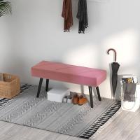 Taburete de Cama Multifuncional Moderno Banco de Acero con Cojín 120kg de Carga - details 7