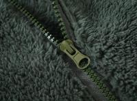 Abrigo con capucha de lana para niños, abrigo con cremallera de color sólido, ropa de invierno para niños - details 22
