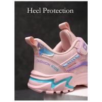 Zapatos deportivos para niños, zapatillas cómodas para correr al aire libre, impermeables, tenis infantiles, antideslizantes, color rosa - details 9