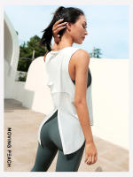 Camiseta deportiva sin mangas de malla para mujer, ropa de Fitness, Yoga, EVJ, 7 colores - details 4