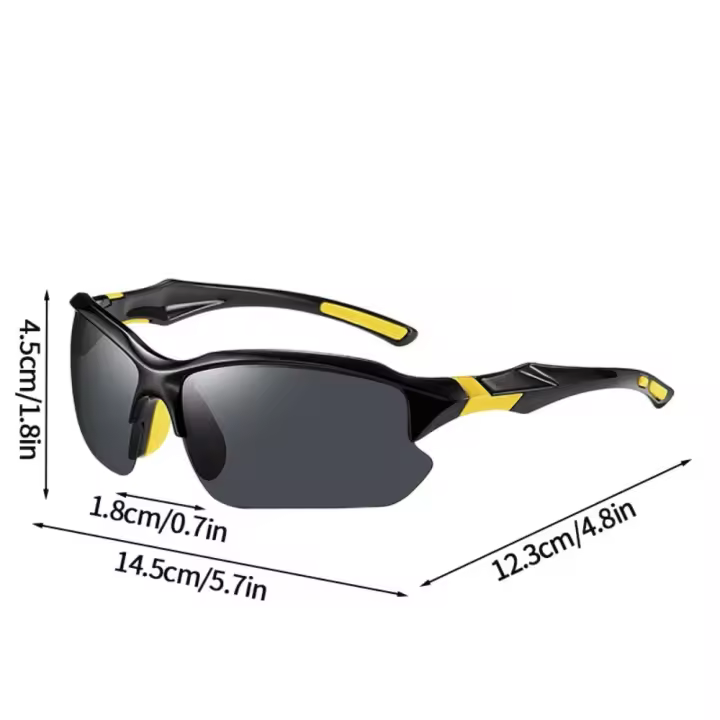 Gafas de Ciclismo Polarizadas para el Aire Libre Protección Solar para Mancipulos en Bicicleta para Hombres y Mujeres Gafas para Senderismo, Conducción, Ciclismo, Viajes de Montaña - 1