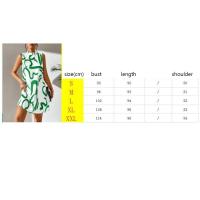 Vestido de verano sin mangas con cuello levantado para mujer - details 5