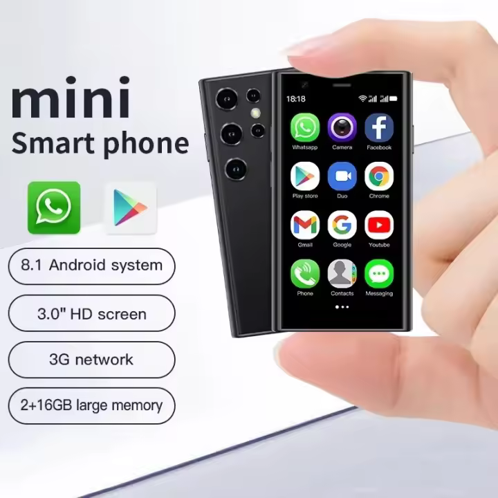 Miniteléfono inteligente Android 8,1, móvil con pantalla de 3,0 pulgadas, Sim Dual, 2GB de RAM, 16GB de ROM, WIFI, Bluetooth, FM, punto de acceso, 1000mAh - 1
