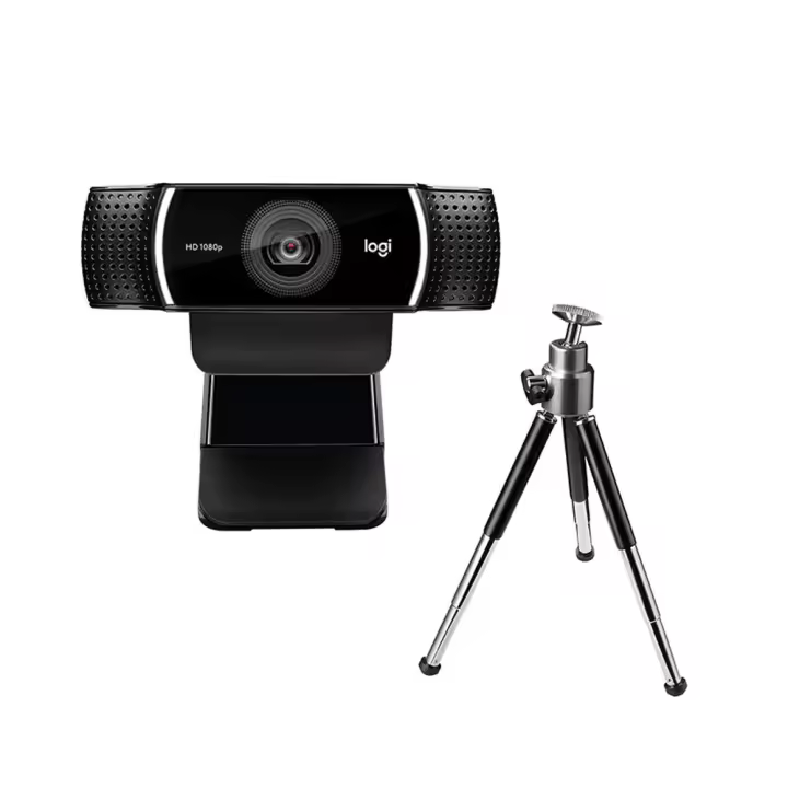 Logitech Cámara Web C922 Pro Original 1080P para Streaming y Grabación de Videos HD 720P a 60Fps con Trípode Incluido - 1