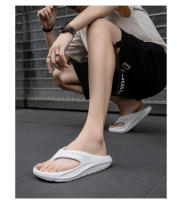 Chanclas zapatos de hombre de suela gruesa pisando mierda sintiendo pellizco en la playa zapatillas marea - details 11