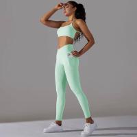 Conjunto de Yoga para Mujeres Sports Bra con Bolsillos, Leggings de Levantamiento de Glúteos, Zapatillas de Correr - details 13