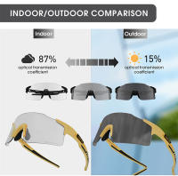 KAPVOE-gafas de sol fotocromáticas para ciclismo, lentes deportivas para bicicleta de montaña, color rojo o azul, para hombre - details 7