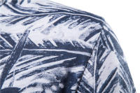 Novedad de verano, camiseta estampada, camisa de fondo para hombre con cuello redondo a la moda, top informal para hombre - details 24