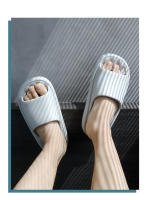 Sandalias de playa para hombre y mujer, chanclas antideslizantes de suela suave para masaje, para el hogar, talla grande 48, 49 - details 7