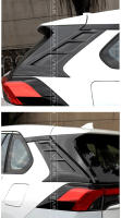 Cubierta de decoración de ventana lateral para Toyota RAV4 XA50 2019-2023 en fibra de carbono ABS con estilo exterior modificado pegatinas peluche - details 6