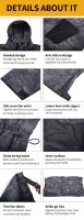 Chaqueta M65 larga táctica a prueba de viento para senderismo Hanye - details 2