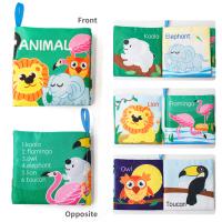 1 paquete de Libros pequeños que cruzan Libro de tela para bebés que se puede rasgar Libro de tela de aprendizaje temporal - details 5