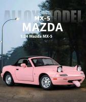 Mazda MX5 Miniatura Modelo de Coche de Aleación Diecast 1:24 Sonido y Luz Puertas Abiertas - details 0