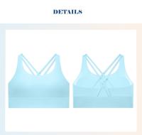 SHINBENE-ropa interior cruzada de Yoga para mujer, sujetadores deportivos de alta resistencia a prueba de golpes, belleza, espalda - details 4