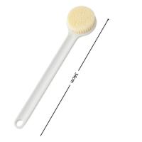 Cepillo de baño del mismo estilo mango largo pelo suave bañador de espalda fricción de espalda artefacto de ducha limpiador de espalda cepillo de baño sin impresión - details 4