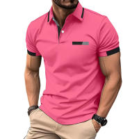 Polo de manga corta para hombre, camisetas informales, tops de verano - details 29