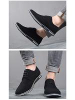 Zapatos casuales de hombre estilo brogue de moda, talla grande, bajos, esmerilados, de gamuza, estilo británico, 2025 - details 7