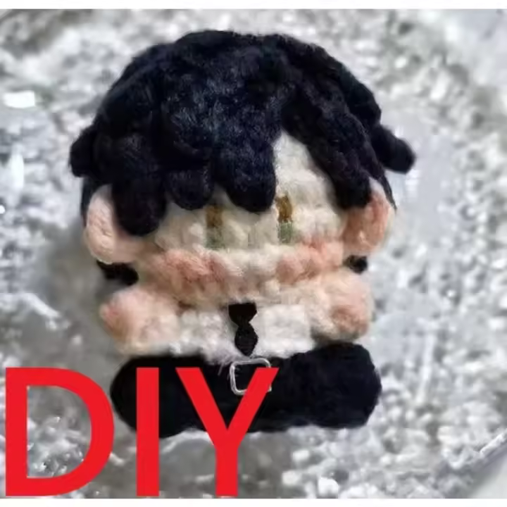 Juego Love and Deepspace Rafayel Zayne Sylus Kit de ganchillo, muñeca de costura, tejido DIY, amigurumi, kits de manualidades de ganchillo hechos a mano - 1