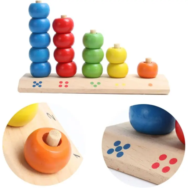1 Juguete Matemático De Madera para niños, Juguetes Educativos, Rompecabezas, Educación Temprana, Interactivos par - 1