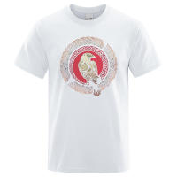 Camiseta de Manga Corta para Hombre, Camisa con Estampado de Cuervo Vikingo del Rey Ragnar, Estilo Informal y Hiphop, Ropa Veraniega, Cómoda y a la Moda, Año 2022 - details 12