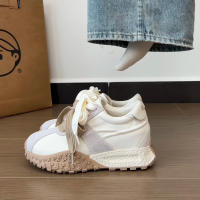 Aumento de altura 7 cm estilo ballet suela gruesa aumento de altura interior zapatos Forrest Gump zapatos pequeños 2025 principios de primavera nuevos zapatos deportivos casuales - details 3
