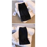 Falda vaquera de longitud media para mujer, falda acampanada por encima de la rodilla, Vintage, elegante, con abertura lateral, cintura alta, verano 2024 - details 20
